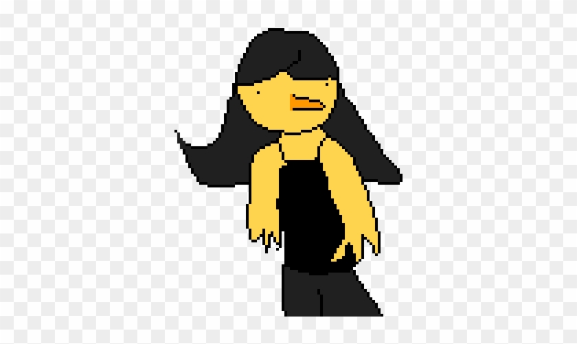 Emo-fied Chica - Cartoon Clipart