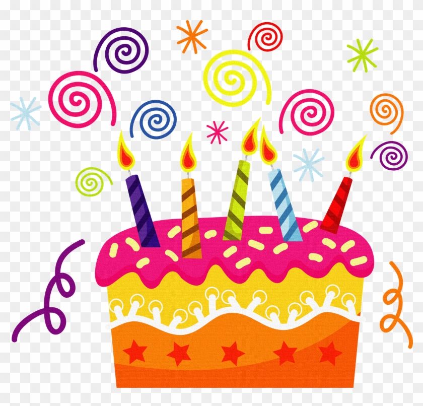 Teacher Birthday Cliparts - Bolo De Aniversário Desenho - Png Download #354277