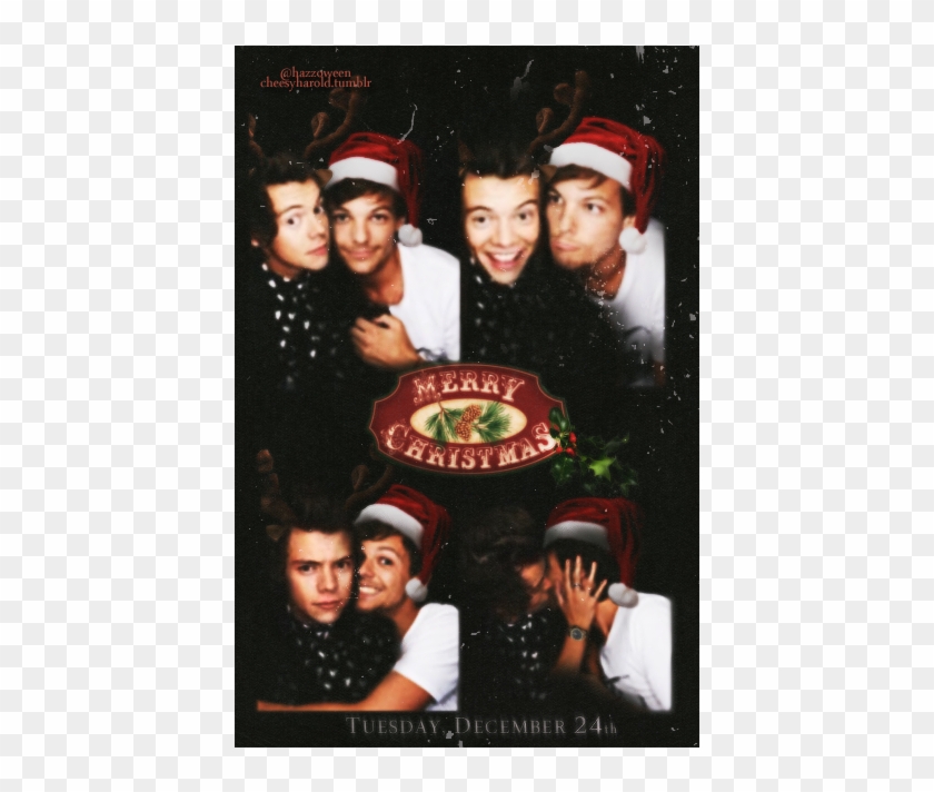 Louis Tomlinson Harry Styles Larry Stylinson One Direction - Louis And Harry Christmas Clipart #354489