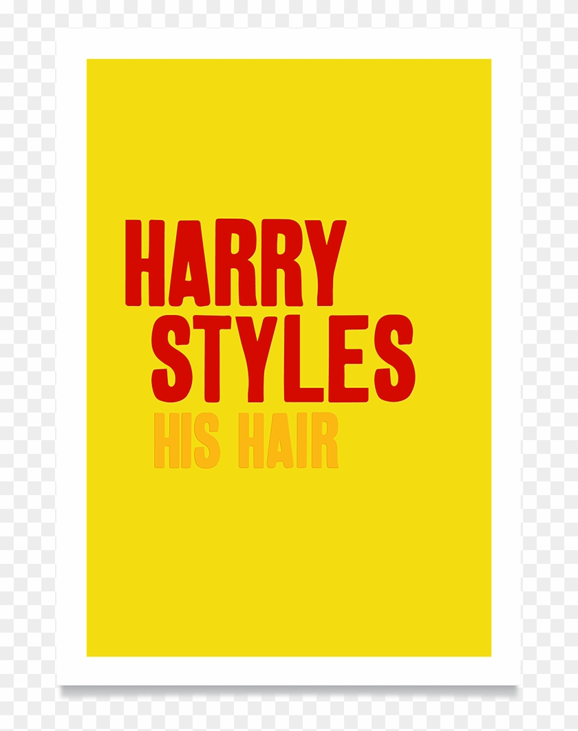 Harry Styles His Hair - Poster Clipart