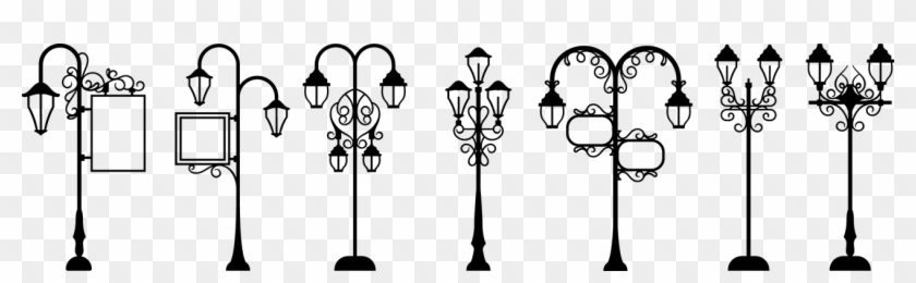 Light Silhouette Street Lighting Png Free Photo Clipart - Streetlight Silhouette Transparent Png #354517
