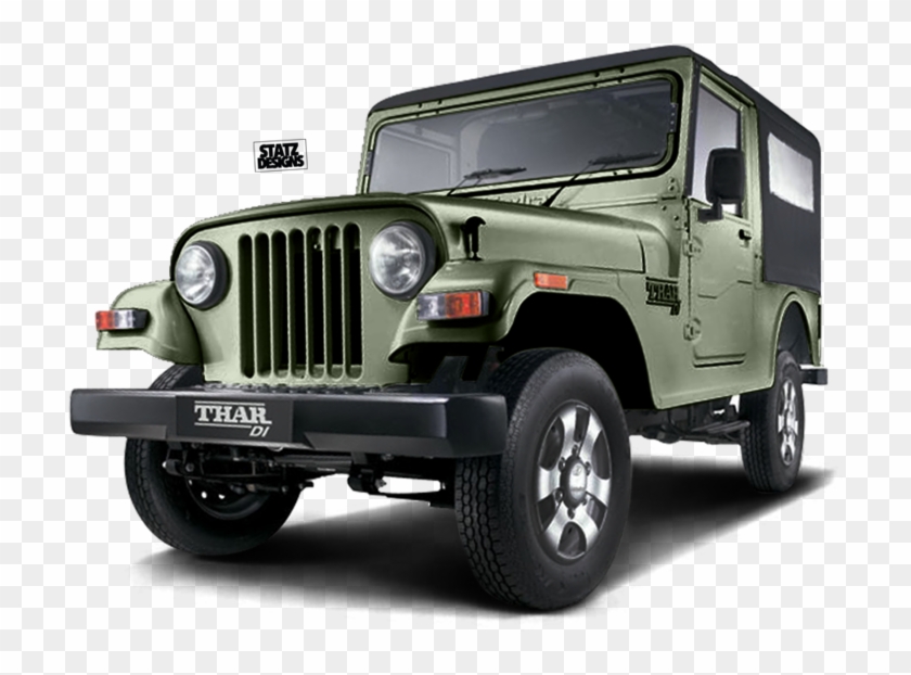 Mahindra Jeep - Thar Car Png Hd Clipart