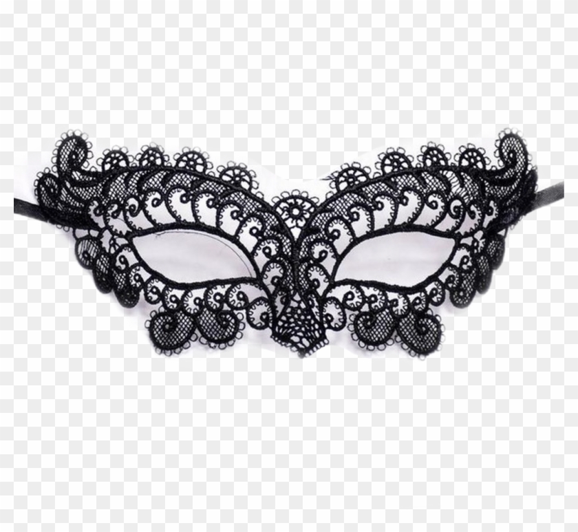 Halloween Costume Lace Mask Masquerade - Кружевная Маска Clipart #354657