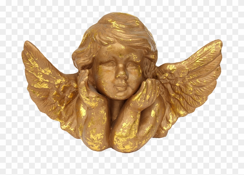 Baby Angel Png Image Background - Golden Angel Png Clipart #354693