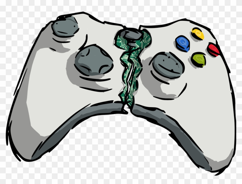 Xbox Pad By Balthassar - Broken Xbox Controller Png Clipart