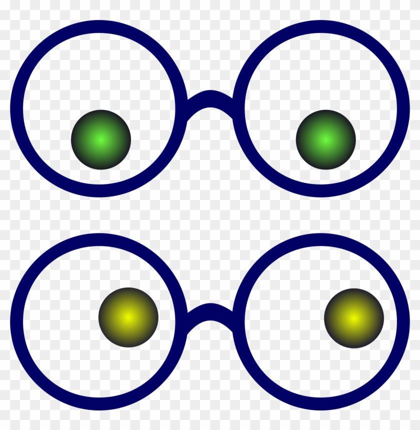 Glasses - Eyes With Glasses Clipart - Png Download #354950
