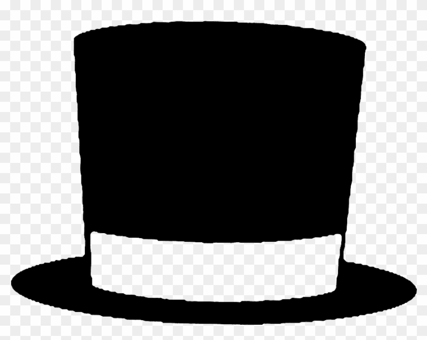 Top Hat Emblem Bo - Black And White Top Hat Clipart