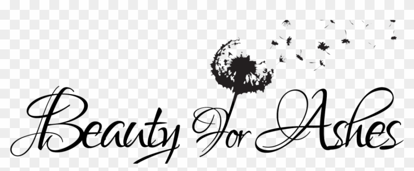 Beauty For Ashes Logo Copy - Calligraphy Clipart