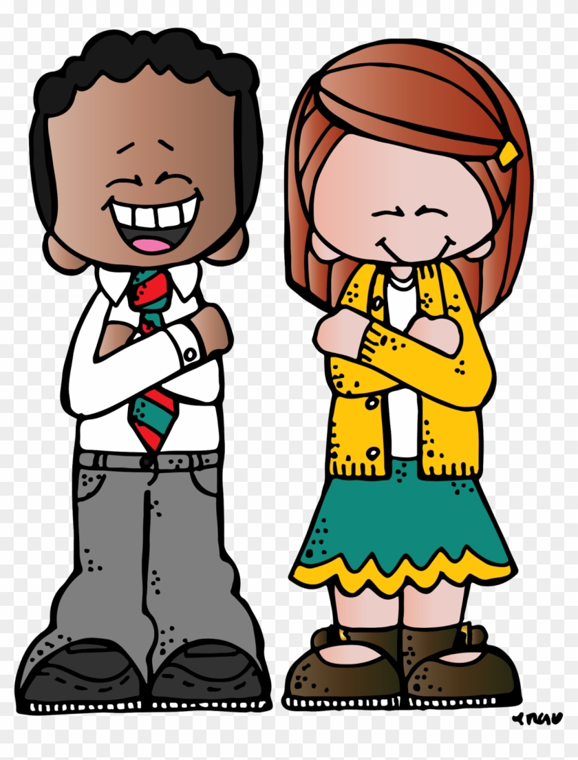 19 Little Girl Praying Clip Black And White Stock Huge - Melonheadz Boy And Girl - Png Download #355077