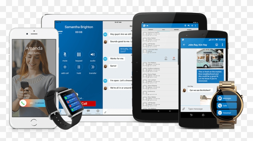 Get Line2 On Your Mobile Devices - Iphone Clipart