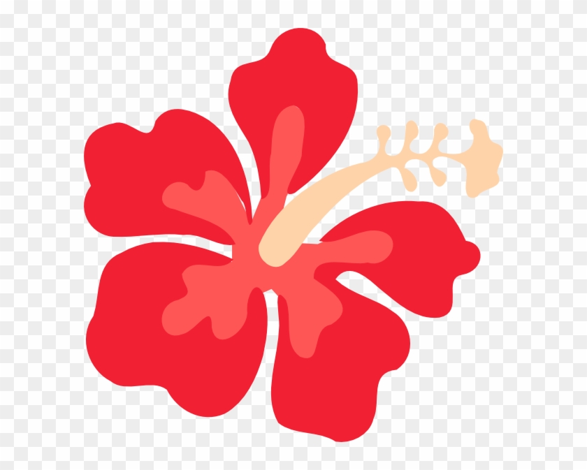 600 X 593 2 - Hawaiian Flower Transparent Background Clipart