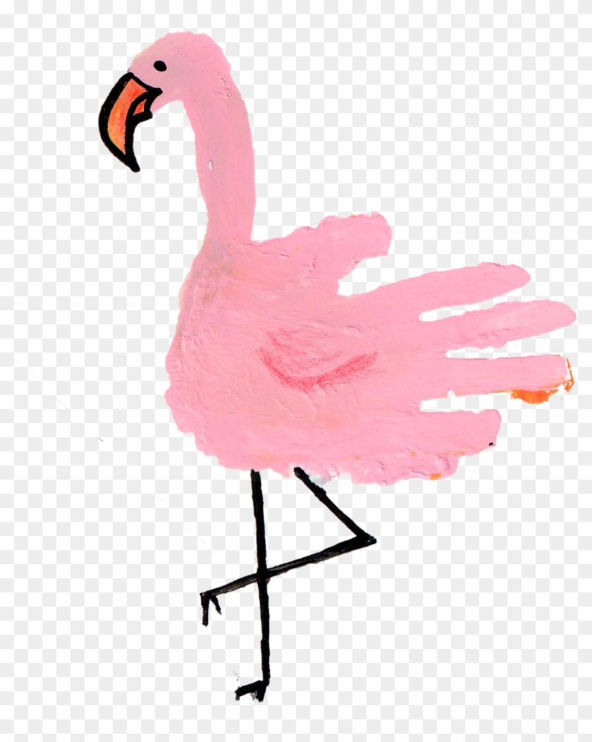For Mamas Who Can't Get Baby's Hand To Open Or For - Greater Flamingo Clipart
