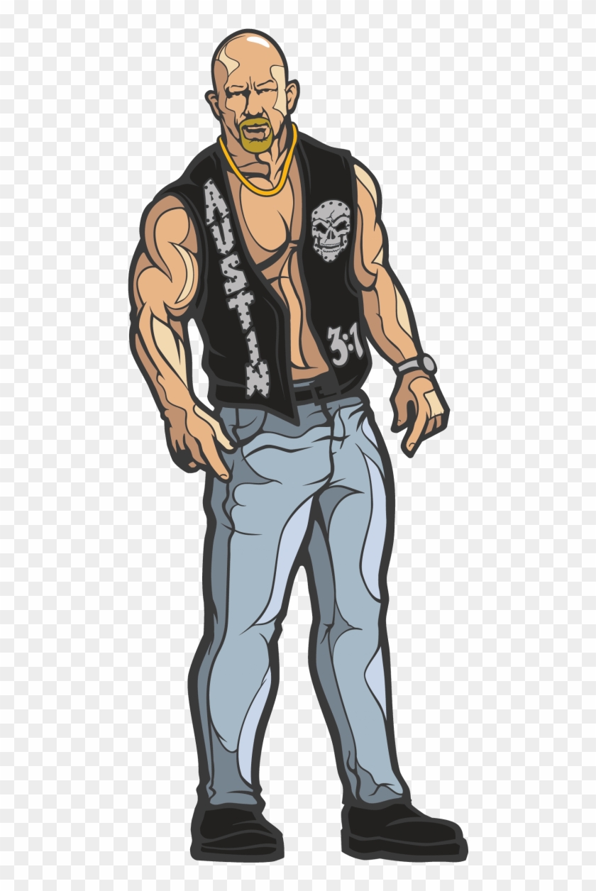 Free Png Download Figpin Wwe Stone Cold Steve Austin - Stone Cold Steve Austin Cartoon Clipart