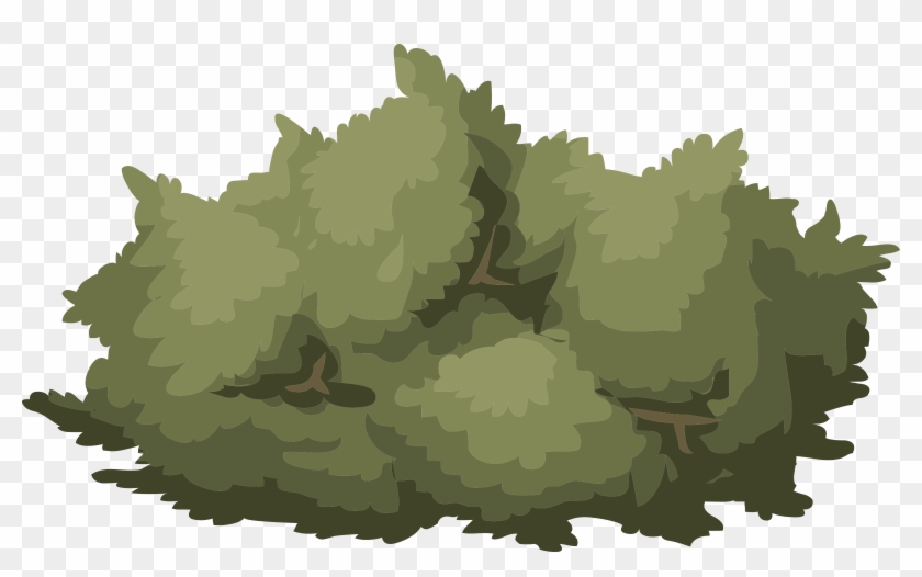 Bush Png Cartoon - Bush Vector Png Clipart