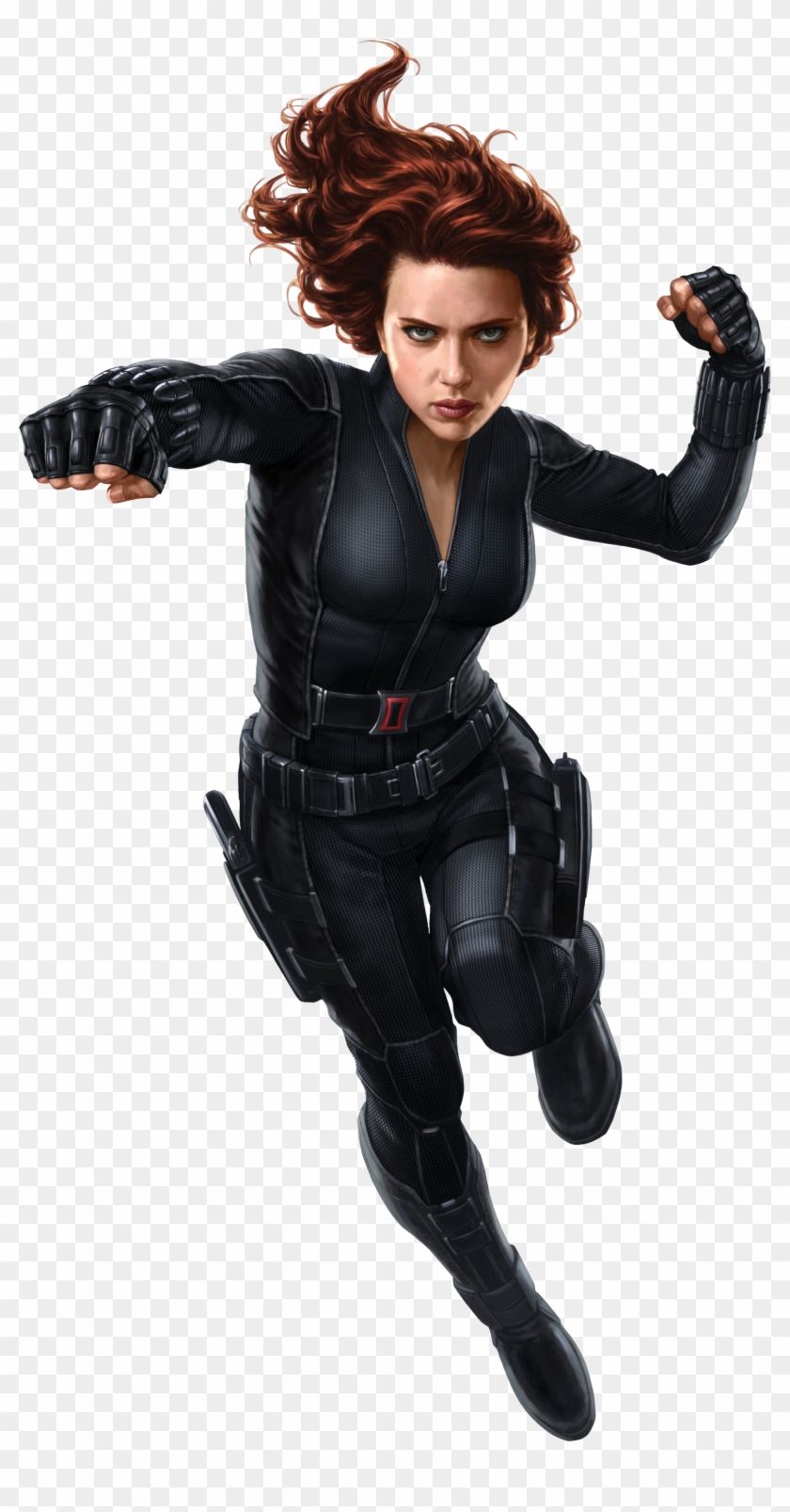 All Black Widow Suits Clipart #355915