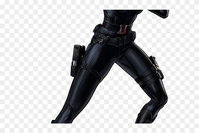 Black Widow Clipart Transparent Background - Black Widow Avengers Cartoon Png
