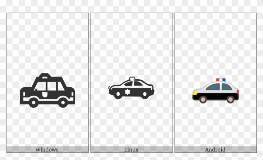 Police Car On Various Operating Systems - Police Car Clipart #356238