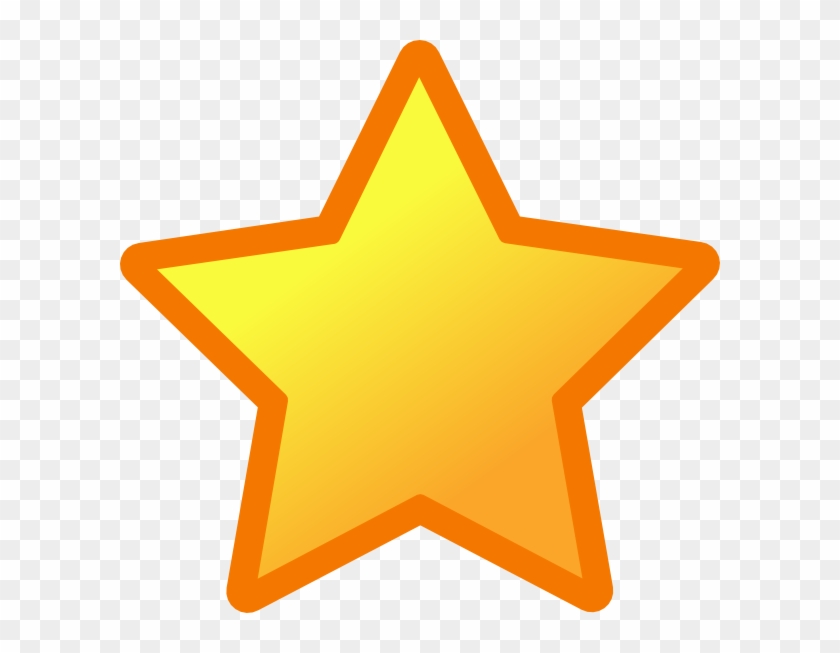 Yellow Star Svg Clip Arts 600 X 573 Px - Png Download
