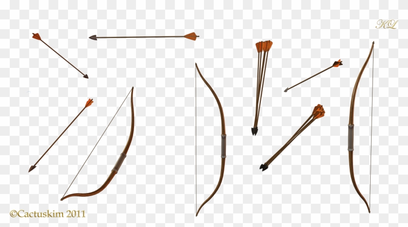 Arrow Bow - Bow And Arrows Transparent Background Clipart #356628