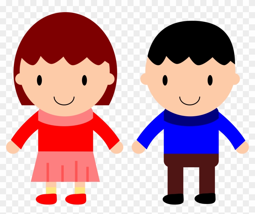 Boy And Girl Clipart Png - Girl And Boy Clip Art Transparent Png #356749