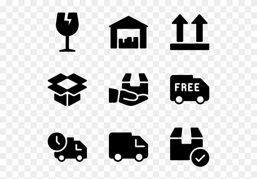 Shipping & Delivery - Real Estate Icons Png Clipart #356874