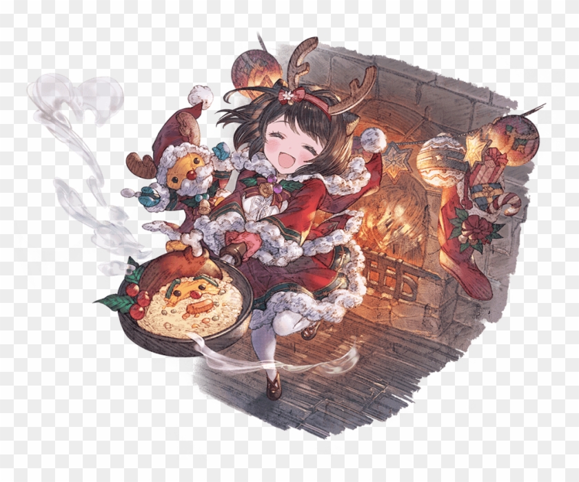 1girl ^ ^ Alpha Transparency Antlers Bangs Bell Blush - グラン ブルー ファンタジー ヤイア Clipart