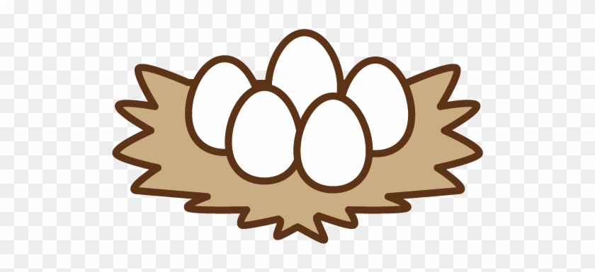 Svg Transparent Stock Chicken Nest Clipart - Dibujo De Nido De Gallina - Png Download