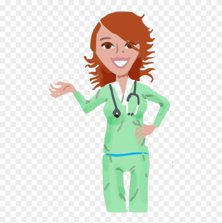 Medium Image - Clip Art Free Nurse - Png Download