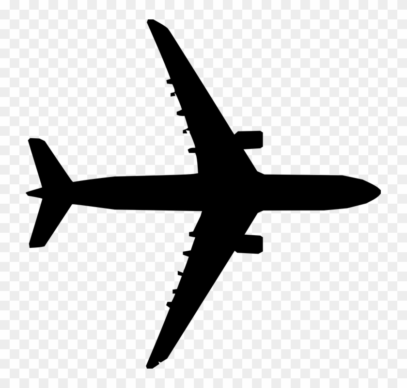 Silhouette Avion Png - Plane Clip Art Transparent Png
