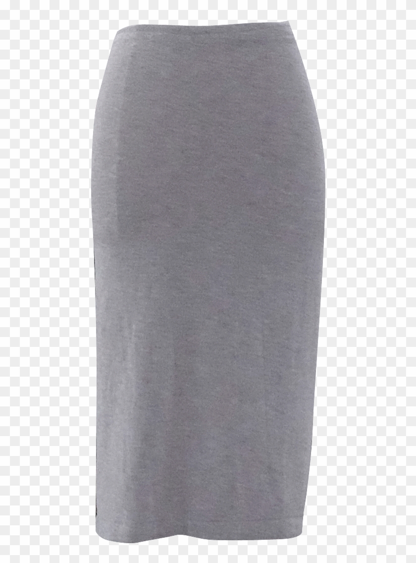 Gray Pencil Skirt By British Steele - Gray Skirt Png Clipart #357418