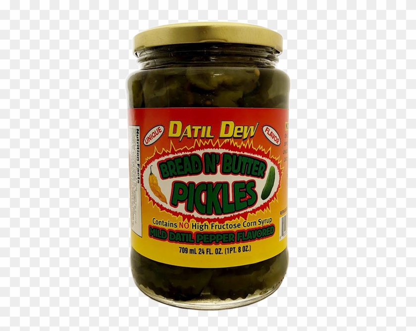Datil Dew Bread N' Butter Pickles 24oz - Achaar Clipart