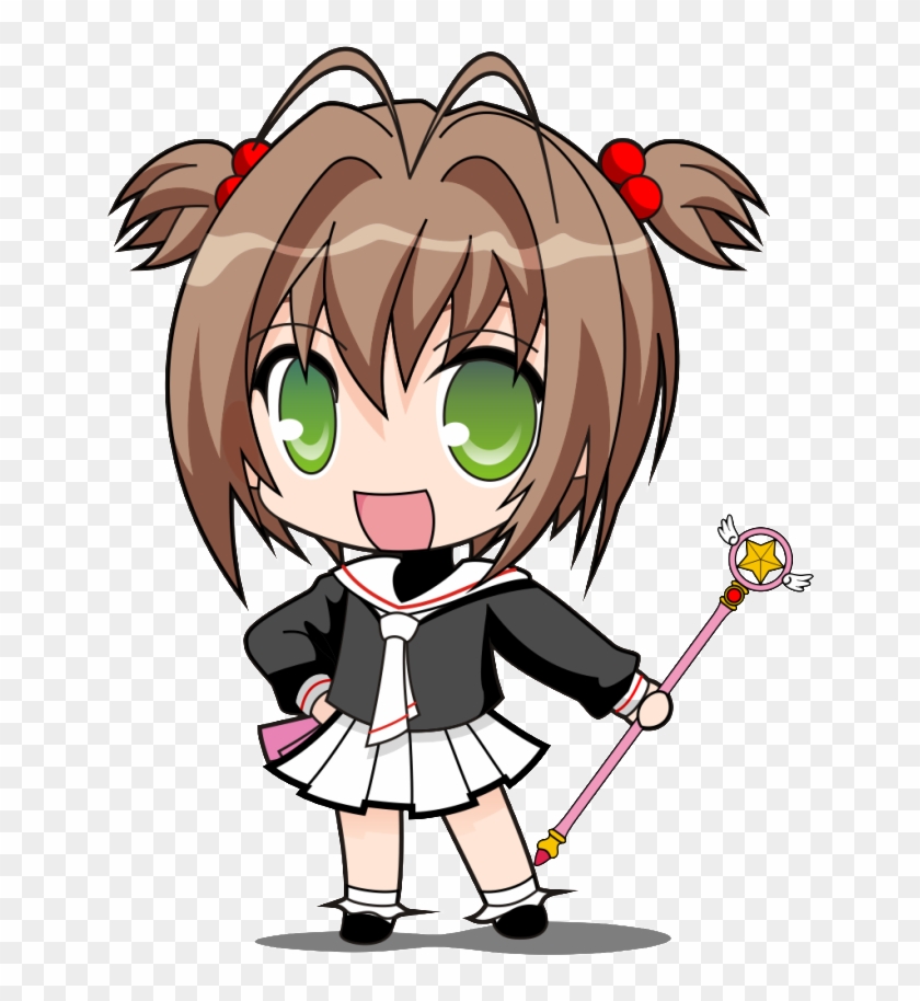 Sakura De Card Caprtor - Sakura Card Captor Chibi Clipart