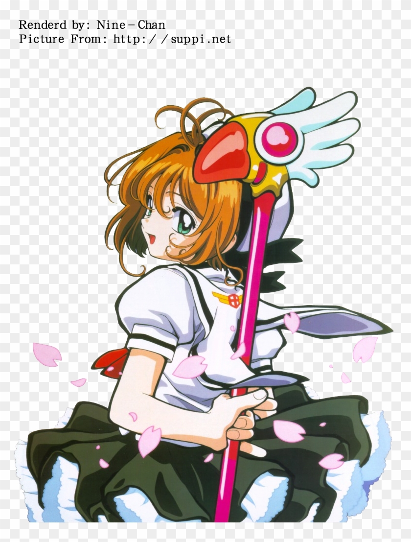 Card Captor Sakura Render Download - Sakura Card Captor Dvd Clipart