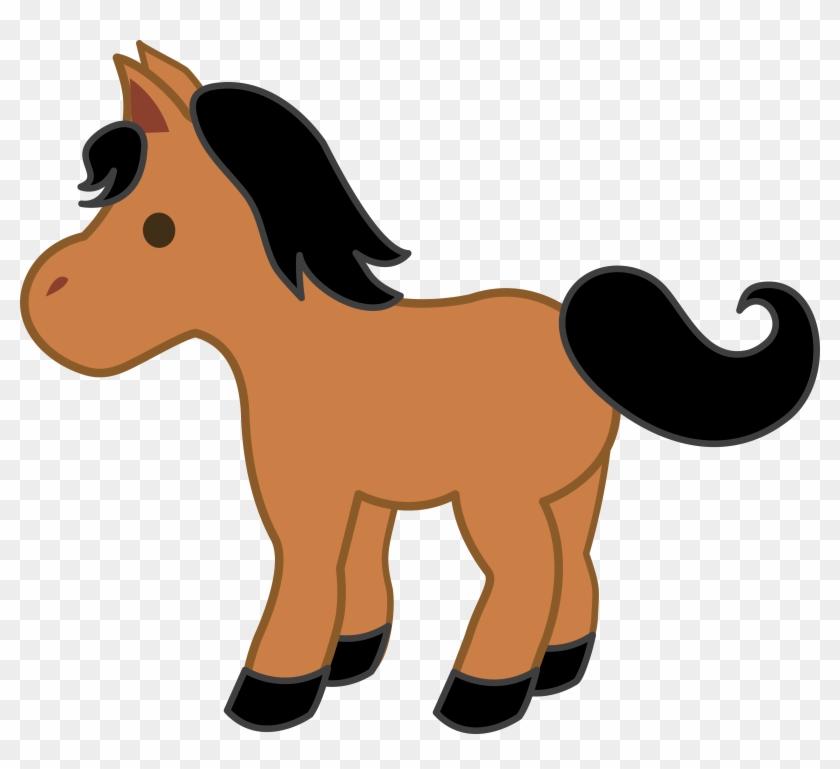 Cute Baby Snake Clipart Panda Free Images - Horse Cute Clip Art - Png Download