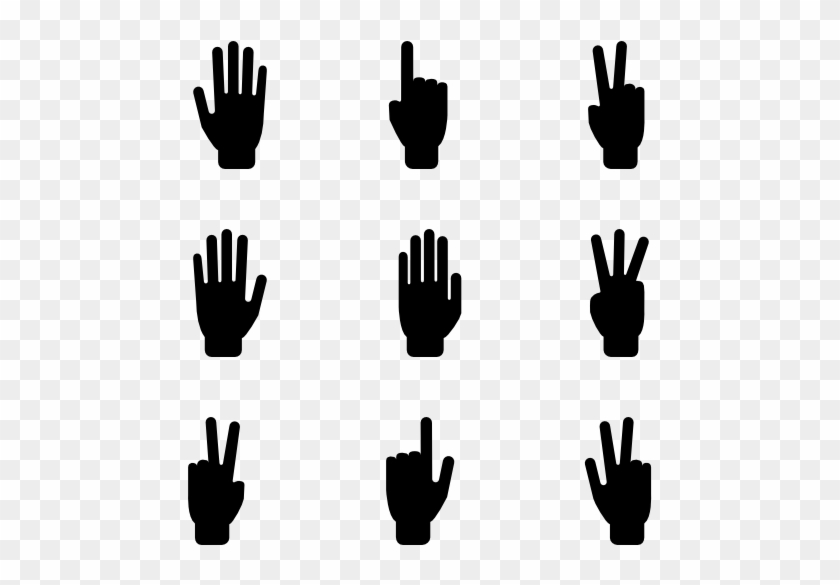 Hands - Finger Icon Clipart