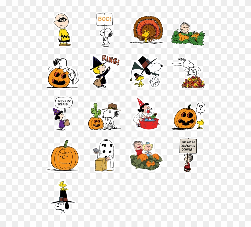 Snoopy's Harvest Facebook Stickers - Snoopy Clipart
