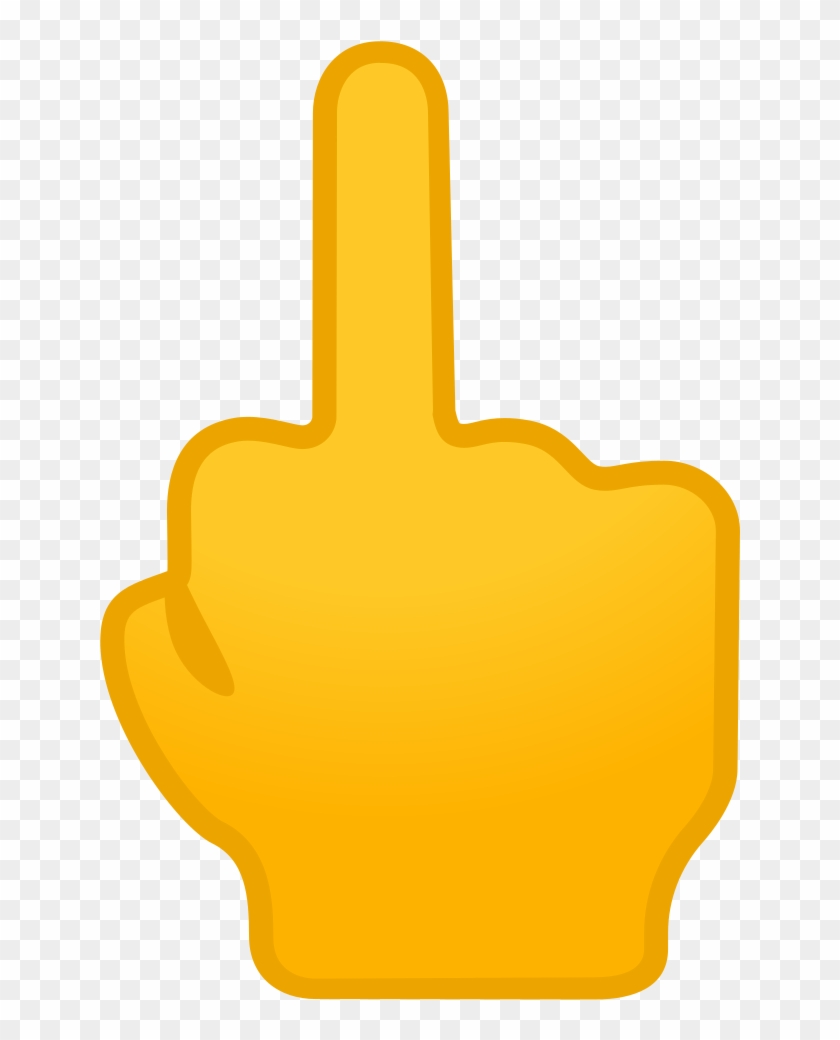 Download Svg Download Png - Android Middle Finger Emoji Clipart #358182