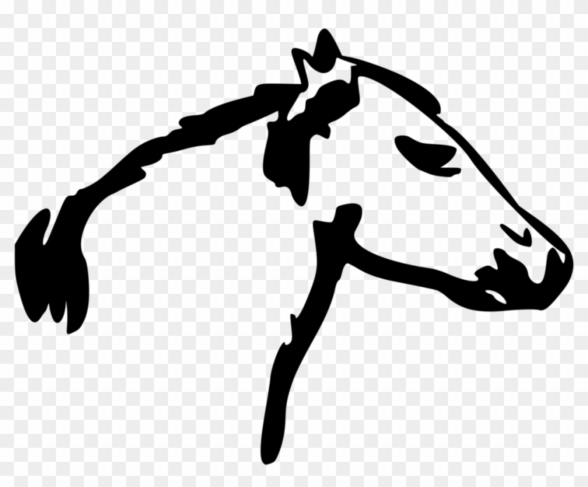 Horse Head Clip Art - Horse Head Vector Transparent - Png Download #358212