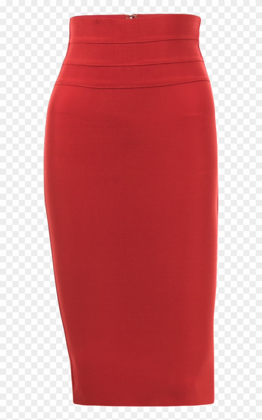 Red Bandage Pencil Skirt Clipart