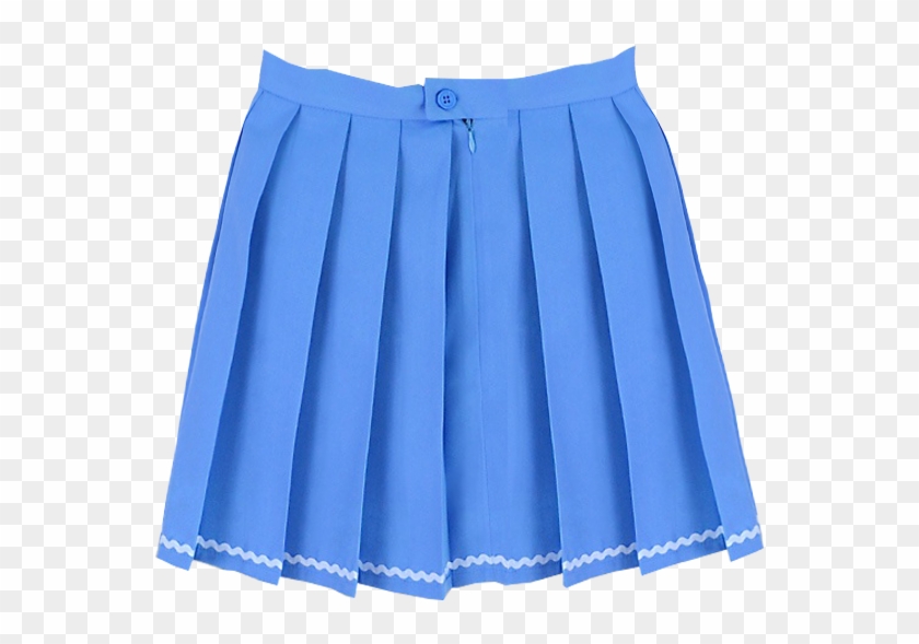 ~blue Striped Pleated Skirt~ - Miniskirt Clipart