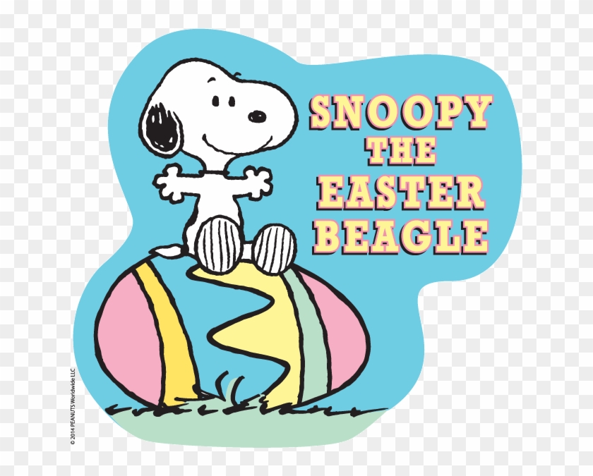 Snoopy Clipart Spring - Clip Art Easter Snoopy - Png Download