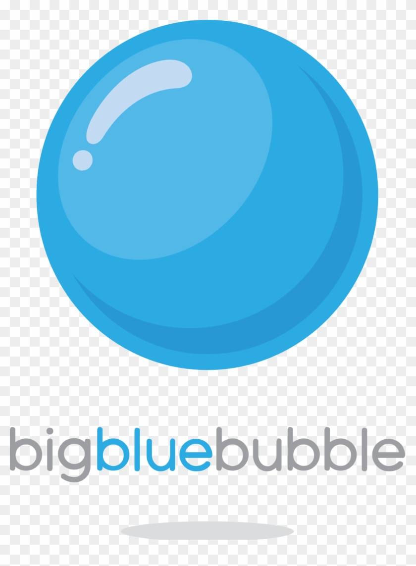 Big Blue Bubble - Big Blue Bubble Logo Clipart #358591