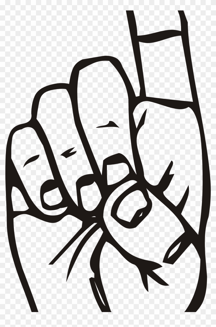 This Free Icons Png Design Of Sign Language D, Finger Clipart