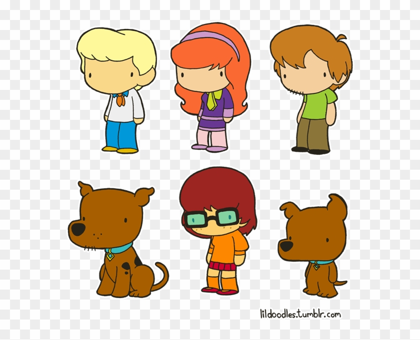Scooby Doo Fred Png - Draw Chibi Scooby Doo Clipart #358804
