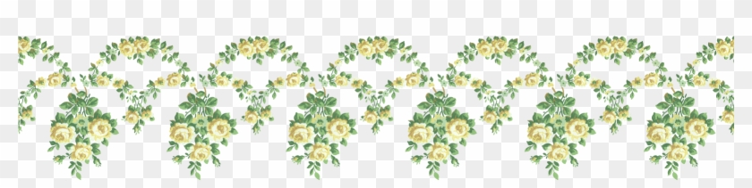 Digital Rose Border - Honeysuckle Clipart