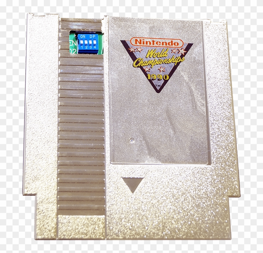 Gold Nintendo World Championship Reproduction Cart - Paper Clipart #358979