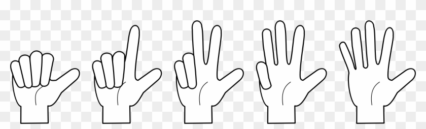 Fingers Clipart Hand Symbol - Counting On Fingers Clip Art - Png Download #359110