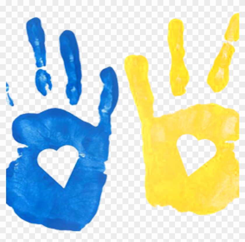 Free Handprint Clipart 19 Handprint Clip Black And - Hand Paint Print Png Transparent Png #359137