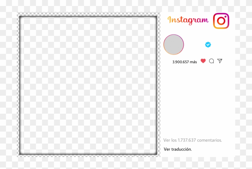 Plantilla Png Para Instagram, No Resubir Por Favor - Plantillas Png Para Instagram Clipart
