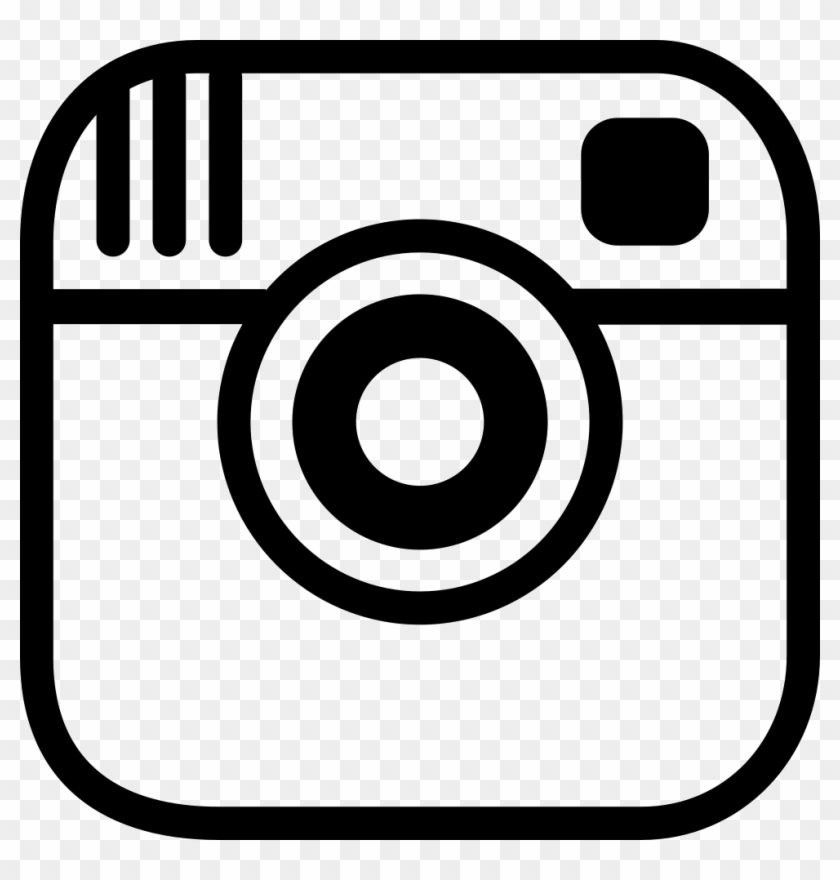 Instagram Photo Camera Logo Outline Comments - Instagram Logo Outline Clipart #359212